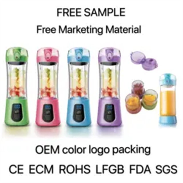 2023 Hot Sale Factory Direct Usb Rechargeable Juicer Bottle Mini Blender Portable Juicer