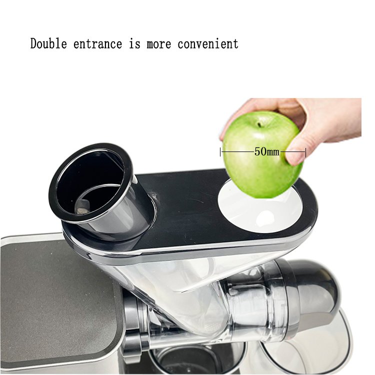 Top Quality Manufacture Fruit Double Mouth Slow Cold Press Juicer Masticating Juice Maker Machine Extractor Blender Juicers