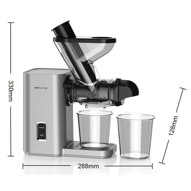 Top Quality Manufacture Fruit Double Mouth Slow Cold Press Juicer Masticating Juice Maker Machine Extractor Blender Juicers