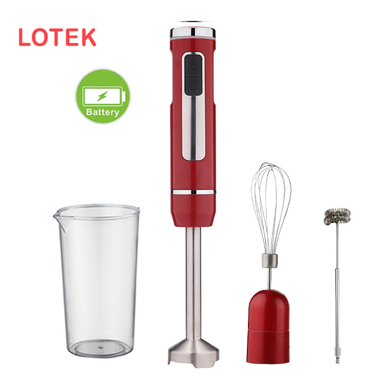Home appliance Immersion Blender Set Kitchen Household Rechargeable Blender