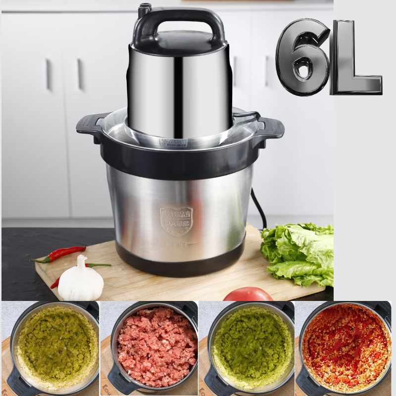 Yam Pounder Machine 6L Meat Chopper Fufu Pounding Blender Portable Multifunction Electric Meat Grinder machine industriel fufu
