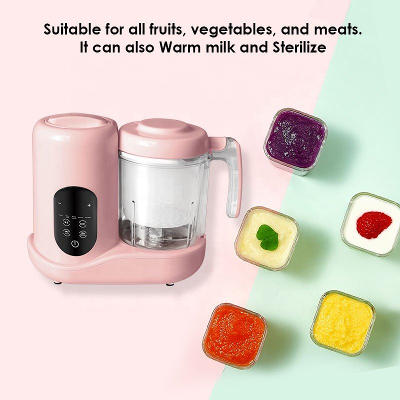 High quality Multi-Function Mini portable Steamer Baby Food Processor Maker baby Feeding Products with blender