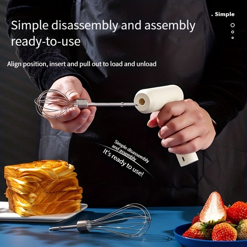Multifunctional Electric Hand Mixer, Blender, Egg Beaters, with 3 Speed For Cream Making, Cooking, Baking Tools, Kitchen Gadgets