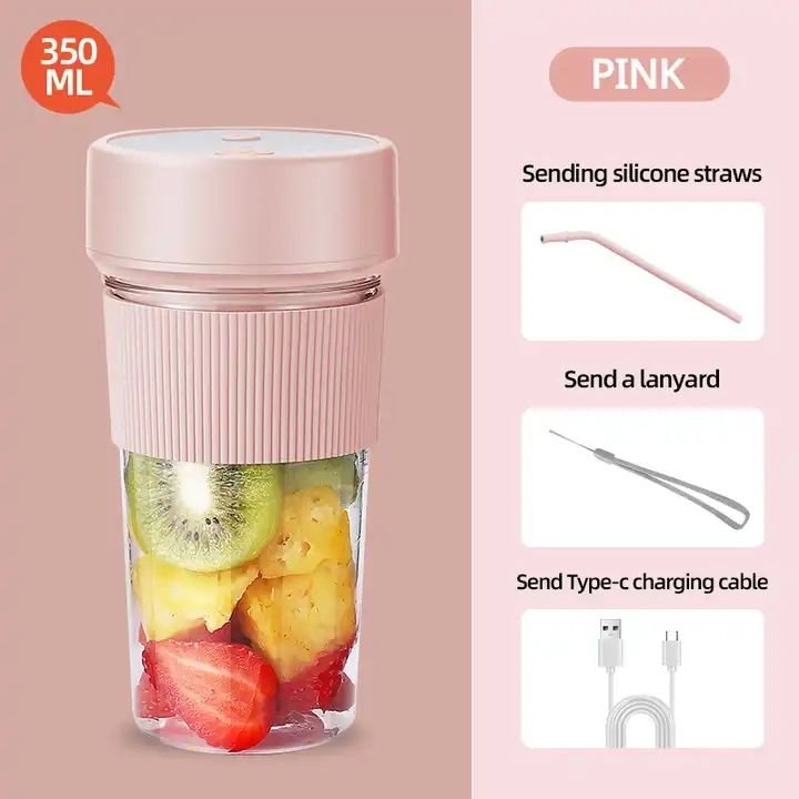2024 Battery Powerful High Speed Automatic Juicer BlenderQuality Portable Blender