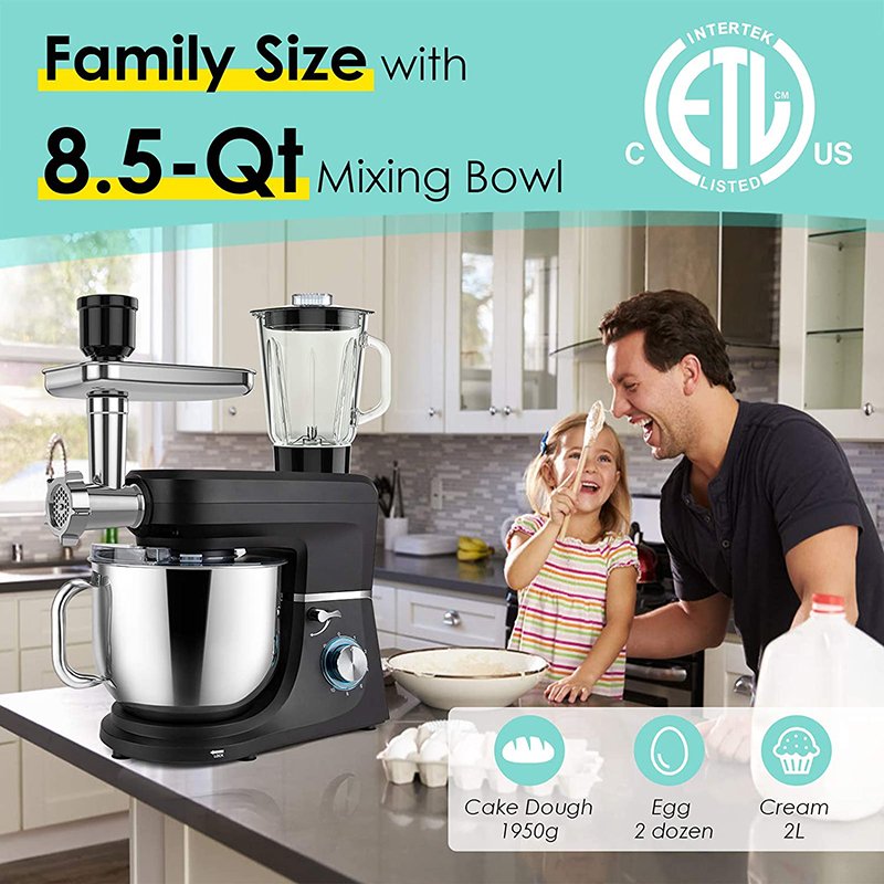 Kitchen Electronic Appliances Professional Multifunction Bakery Blender Kneading Machine Food Stang Mixer