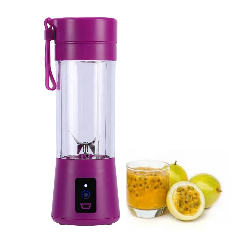 First Piece Special Price high quality 150w 380ml Usb Portable Electric Fruit Juicer 6 blades portable blender Cup