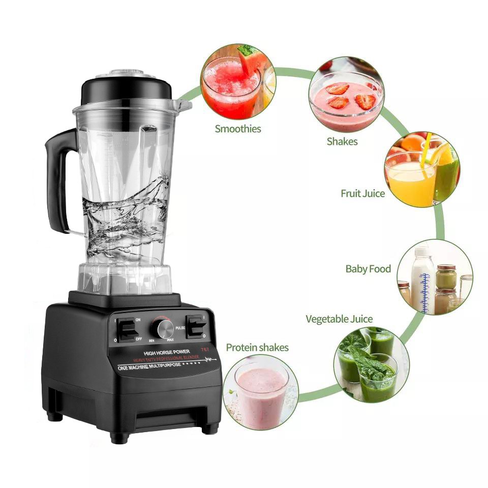 High Quality Commercial Blender Licuadora Juice Mixer Grinder Juicer Blender Blander Machine