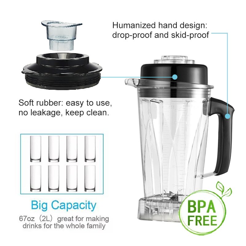 High Quality Commercial Blender Licuadora Juice Mixer Grinder Juicer Blender Blander Machine