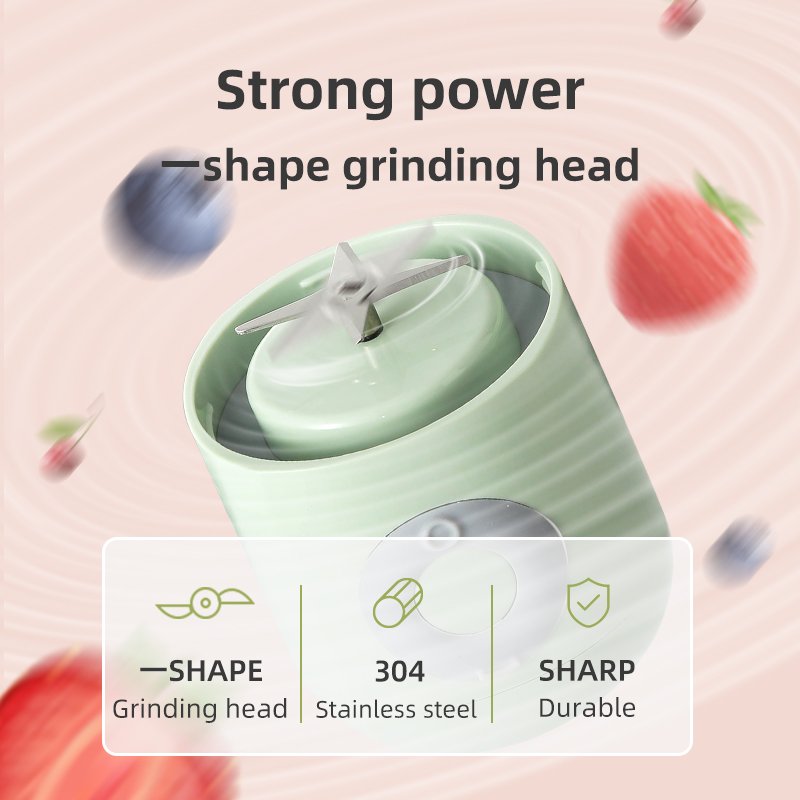 2024 Portable Juicer Blender USB Rechargeable Home Food Processor Smoothie Maker Mixer Juicer Machine Smart Mini Juicer Bottles