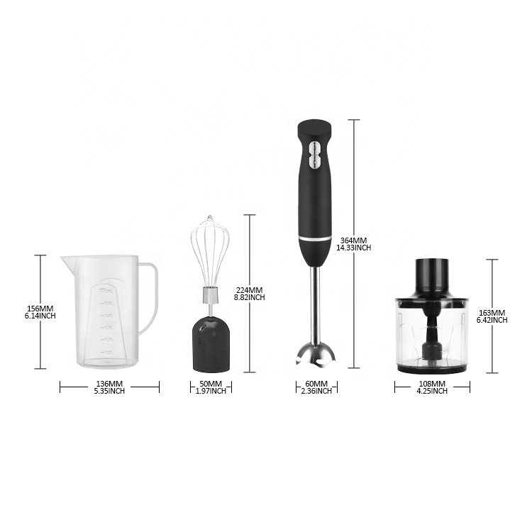 Personal mini multi-function electric hand stick blender mixer machine