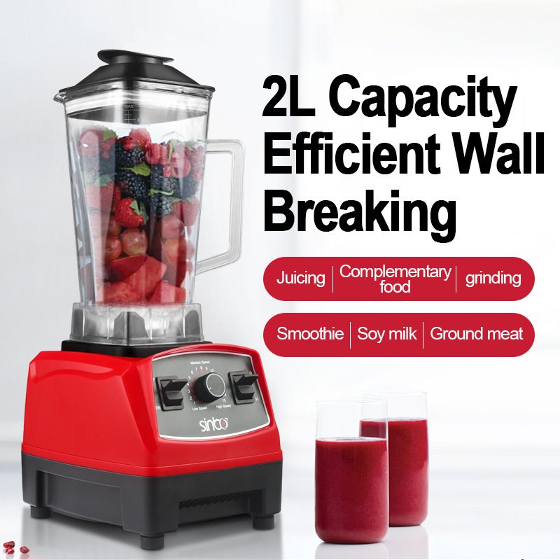 Wholesale 2 in 1 4500W Kitchen Appliances Silver Crest Blender 2L Large Capacity Commercial Blender With 650ml Mixer Grinder