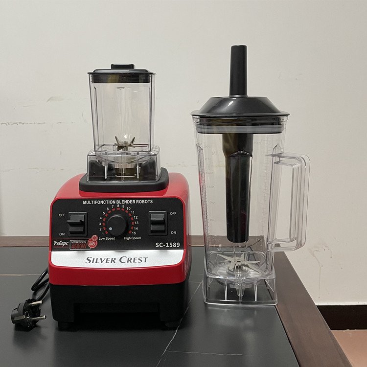 Wholesale 2 in 1 4500W Kitchen Appliances Silver Crest Blender 2L Large Capacity Commercial Blender With 650ml Mixer Grinder