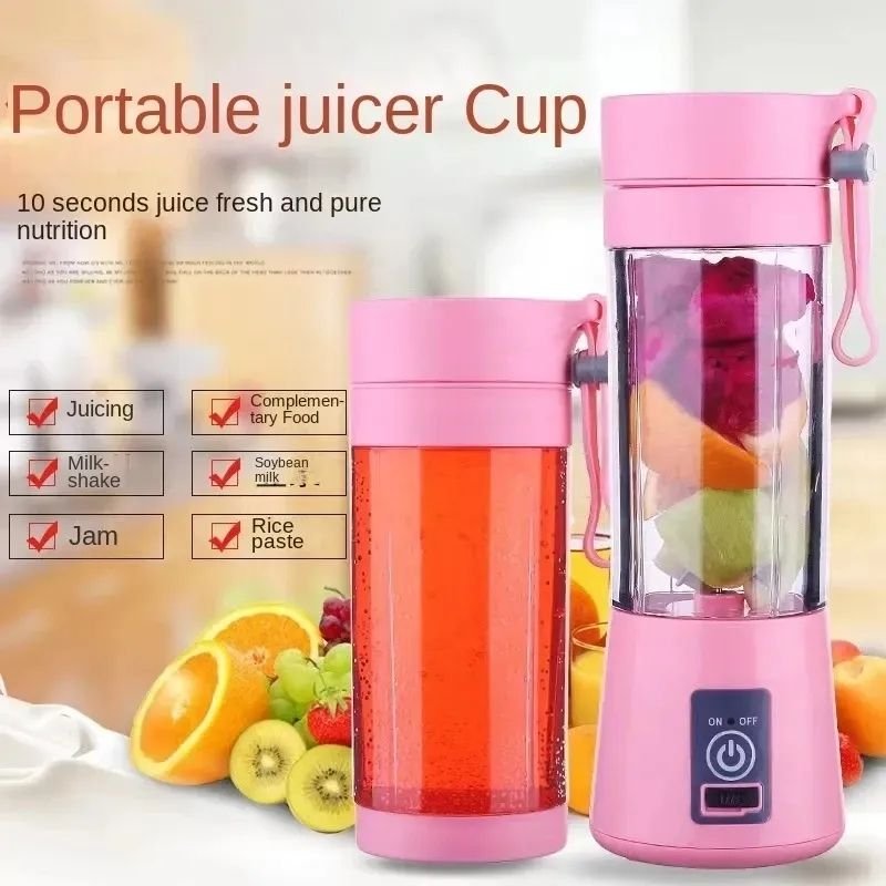 2023 Portable Fruit Electric Blender Professional Smoothie Juicer Fruit and Vegetable Mixer cup machine portable