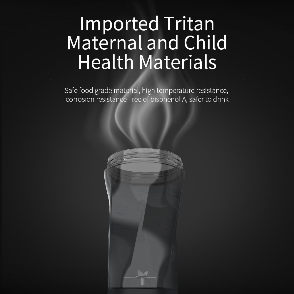 24 Oz 6000mah Shakes Muscle Line Movement type juice Cup Sports Cup Mouth Design Rechargeable Portable Blender