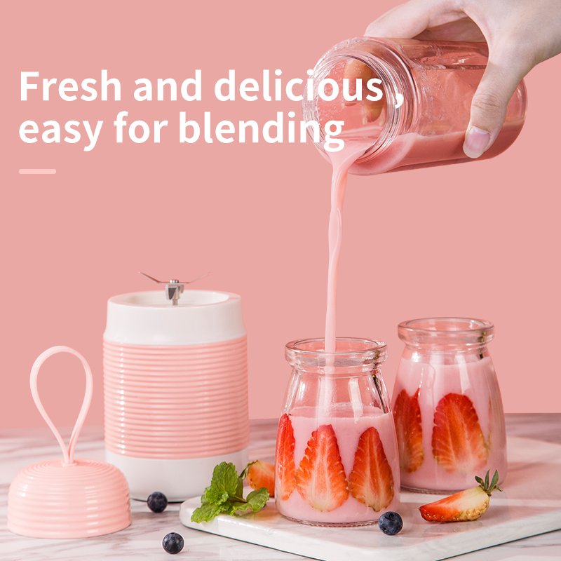 Personal Battery Usb juicer bottle plastic Rechargeable portable juicer blender