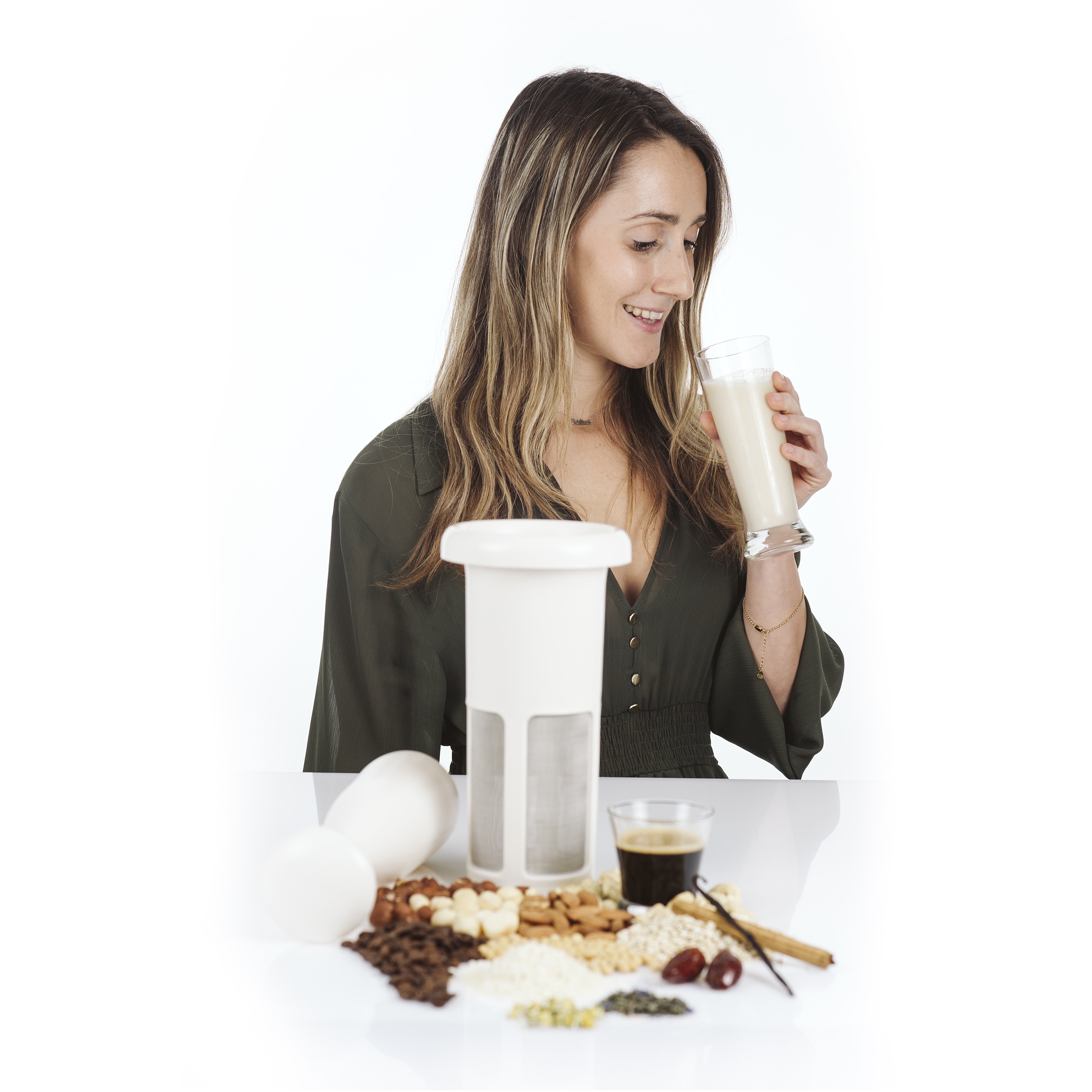 Vegan Milker CORE - Nut Milk Maker and Coffee Maker, blender accessory to make soymilk, oat milk, almond milk, coffee brewer