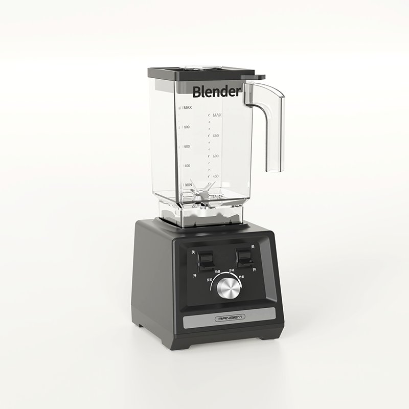 RANBEM High-Speed Ice-Crushing Power Table Blender for Crushing Ice and Mixing Ingredients with Stainless Steel Blades