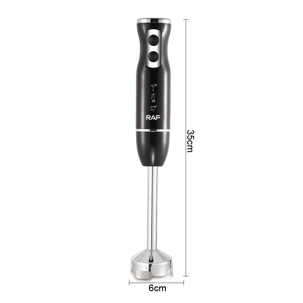 RAF High Quality 1600W copper motor electric hand held mixer stick immersion blender hand blender
