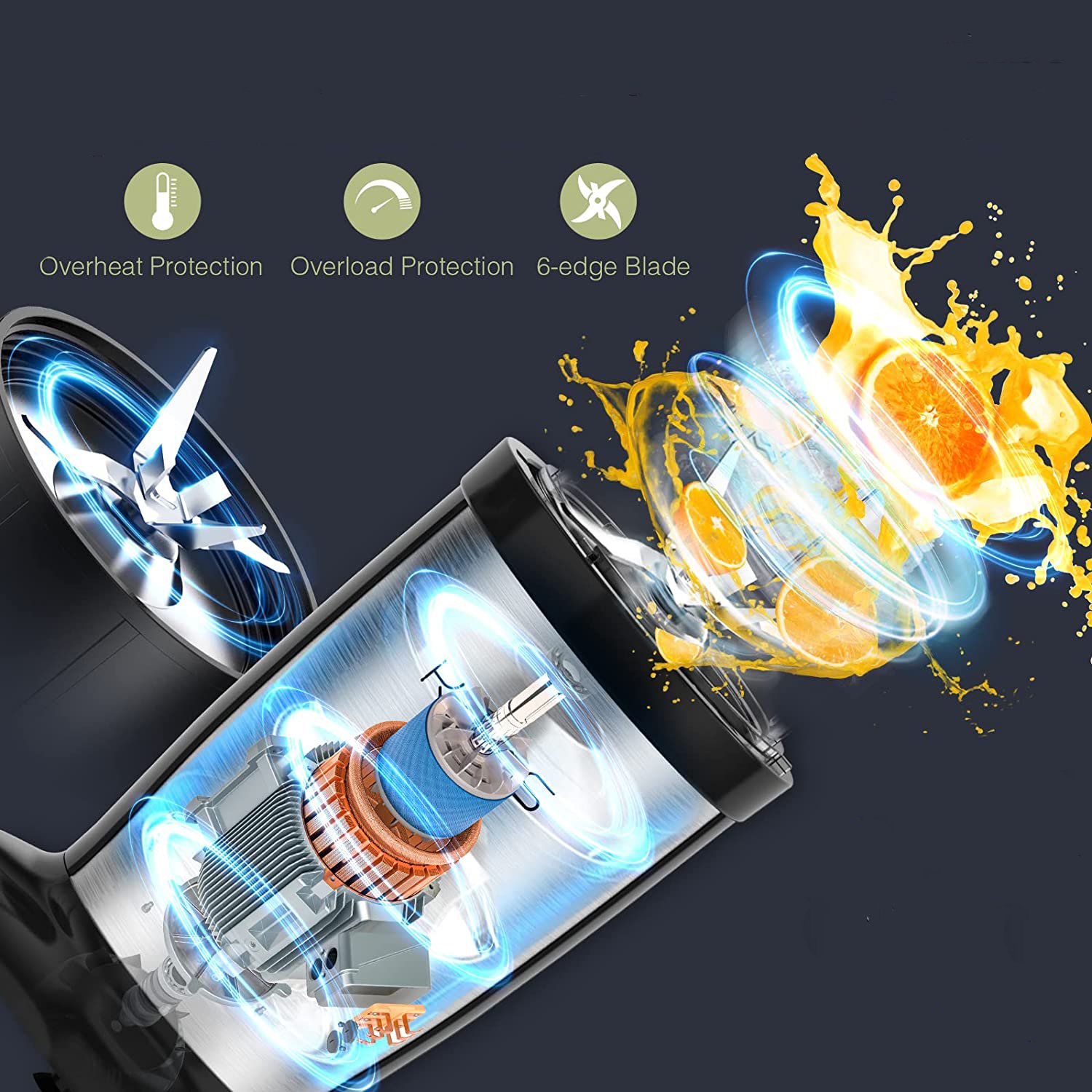 New Design 1000W Powerful Multi-Purpose Commercial Auto BPA Free Bottle Smoothie Nutri Juicer Mixer Blender