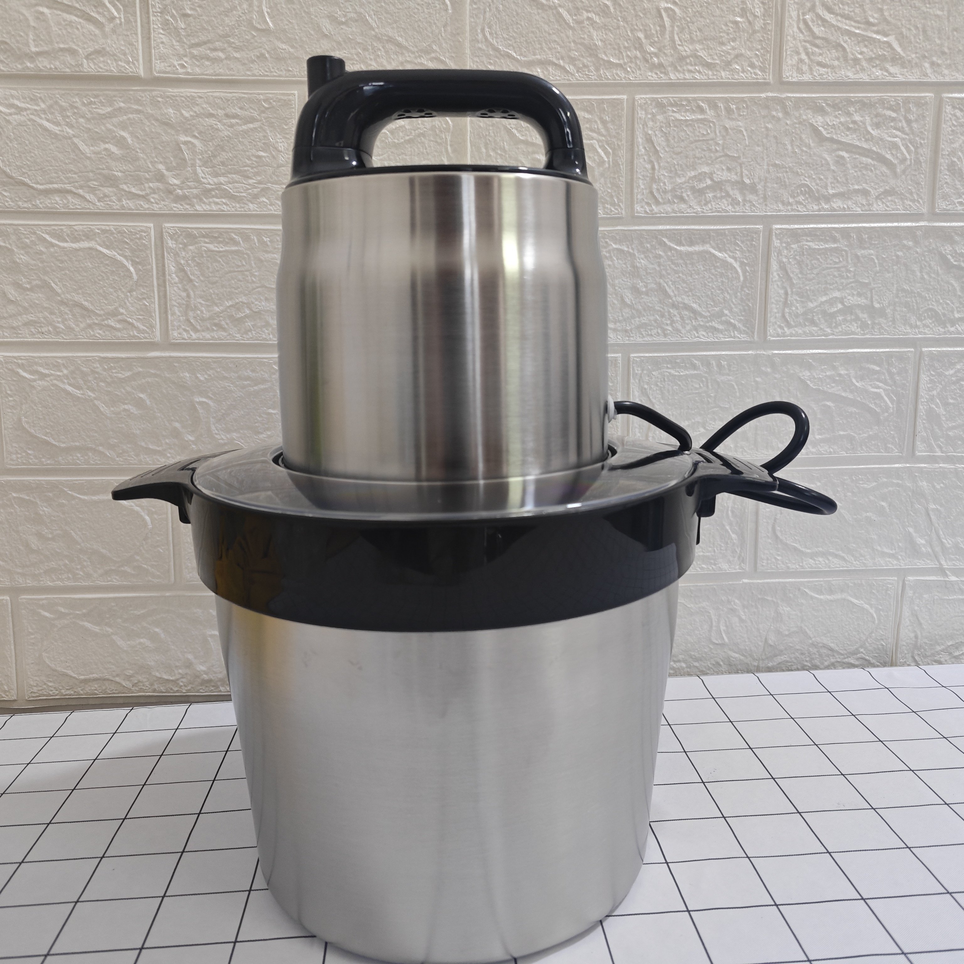 Yam Pounder Machine 6L Meat Chopper Fufu Pounding Blender Portable Multifunction Electric Meat Grinder