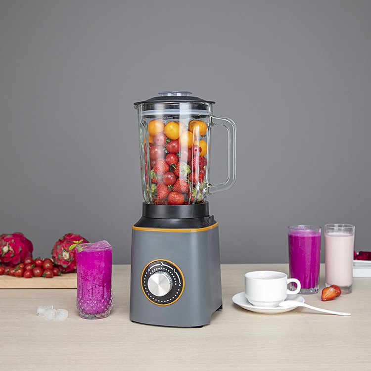 Household Portable Blender 2 Speeds Electric Table Blender Fruit Juicer Food Mixer Glass Jar Smoothie Ice-crush Maker