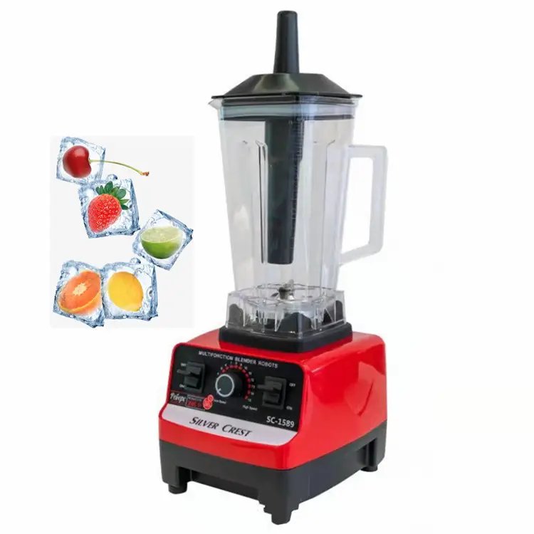 2 in 1 4500W Kitchen Appliances Silver Crest Heavy Duty Blender Commercial Mixer Smoothie Juicer Baby Food Processor Machine