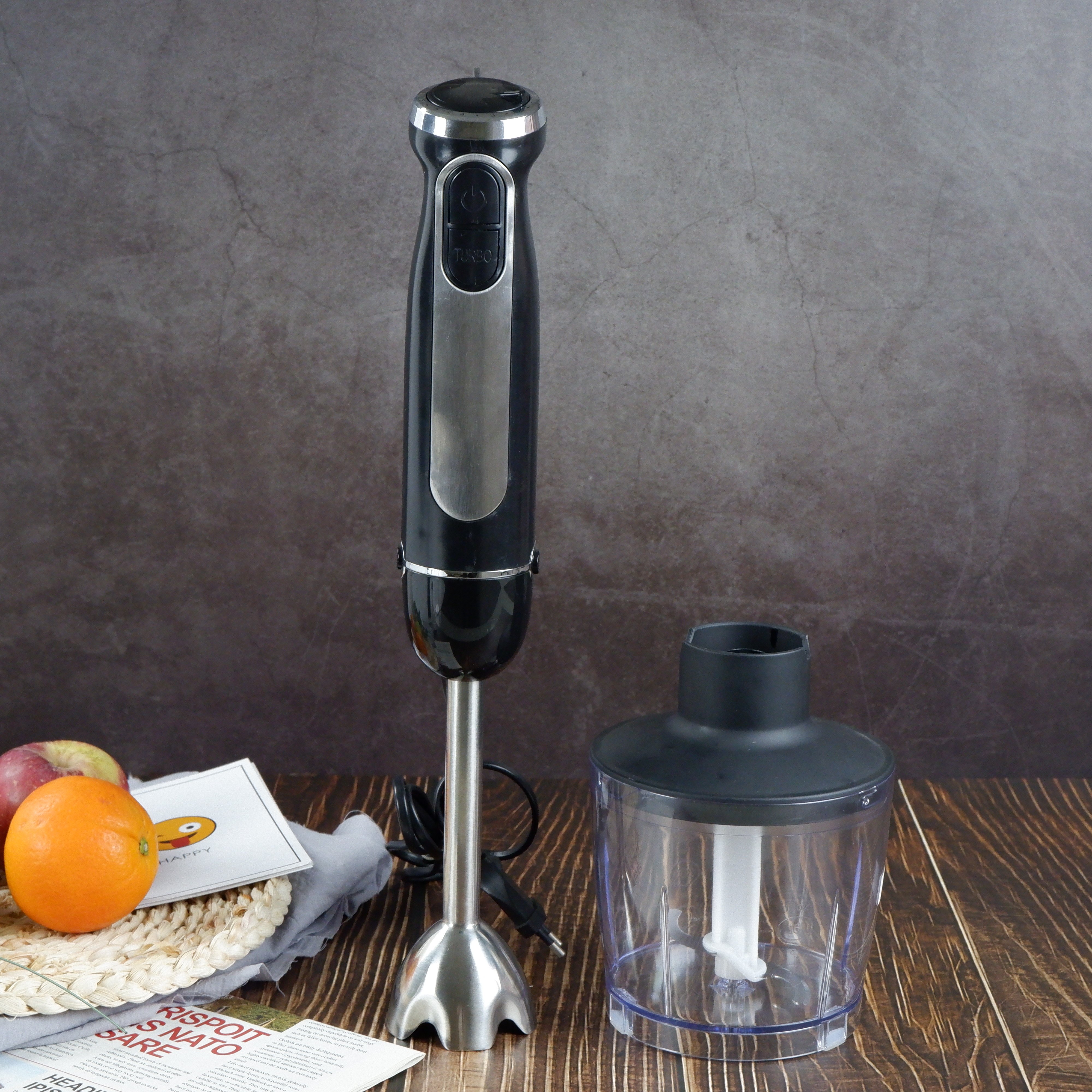 2024 Multifunctional 6 In 1 Immersion Blender For Milk Frothing Egg beating Ice crushing Milkshake making Meat Chopping Grinder