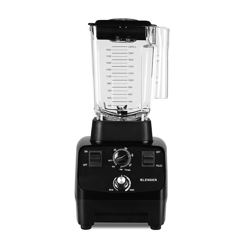Commercial Fresh Juice Blender Fruit Juicer Mixer Factory Price 2L Heavy Duty High Speed 1500W Electric Plastic Push Button 1500
