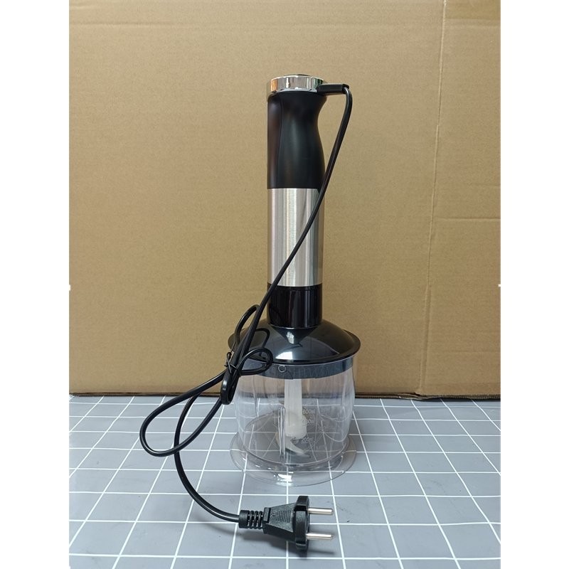 4 in 1 handhold Silver Colored 304 Stainless Steel Turbo Mode Electric Multifunctional Stick Hand Blender
