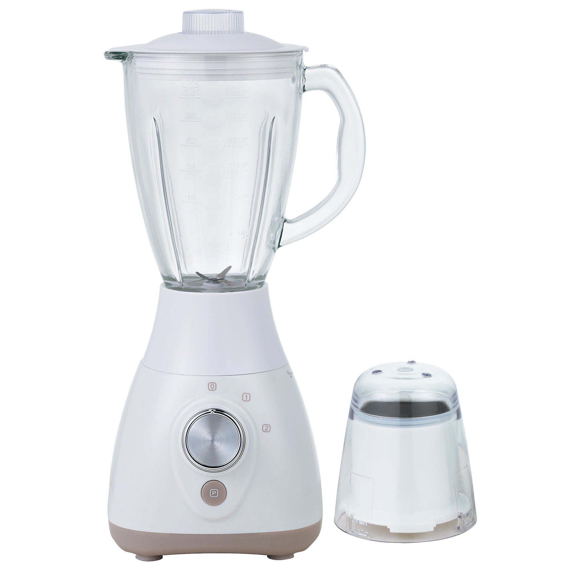 Kitchen Smoothie 2in1 Glass Jar Blender Food Juice Blender High Speed Mixer Grinder Blender