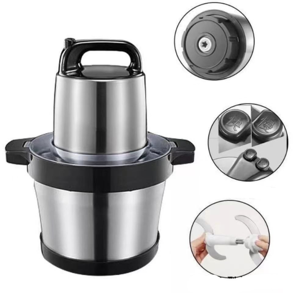 Grinder Blender Machine Meat Grander Mixeur Flour Maker Knife Grind Minced