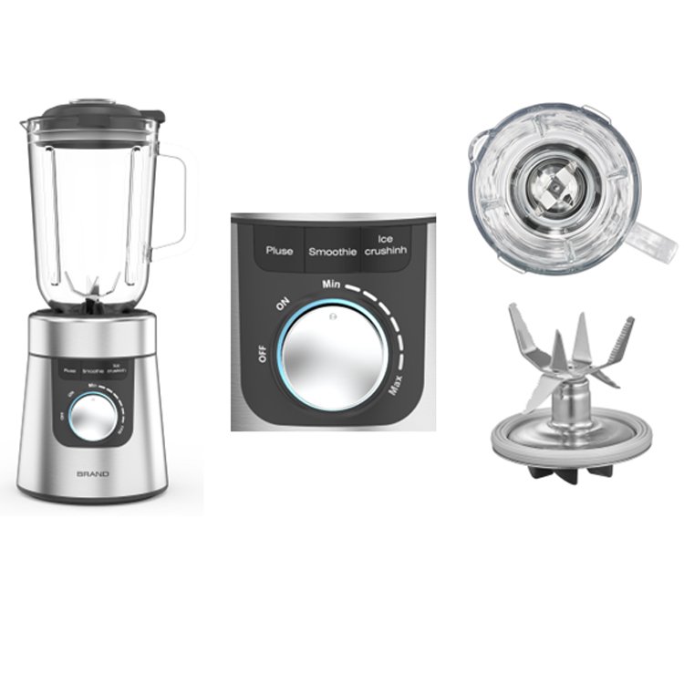 Household Low Noise 1.5L Multifunctional Food Mixer Stand Juicer Table Blender