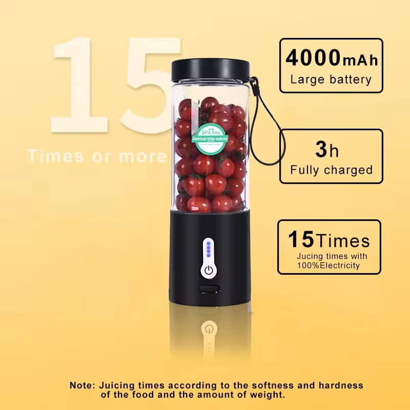 Home Smart Application Mini Personal Electric Blender USB Portable Rechargeable Blender
