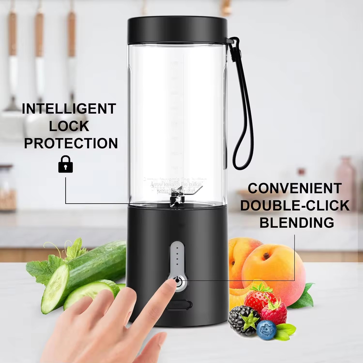 Home Smart Application Mini Personal Electric Blender USB Portable Rechargeable Blender