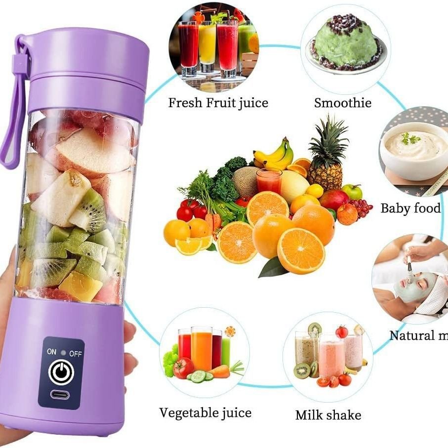 rechargeable smoothie mixer fresh juicer blender juicer mixer grinder machine