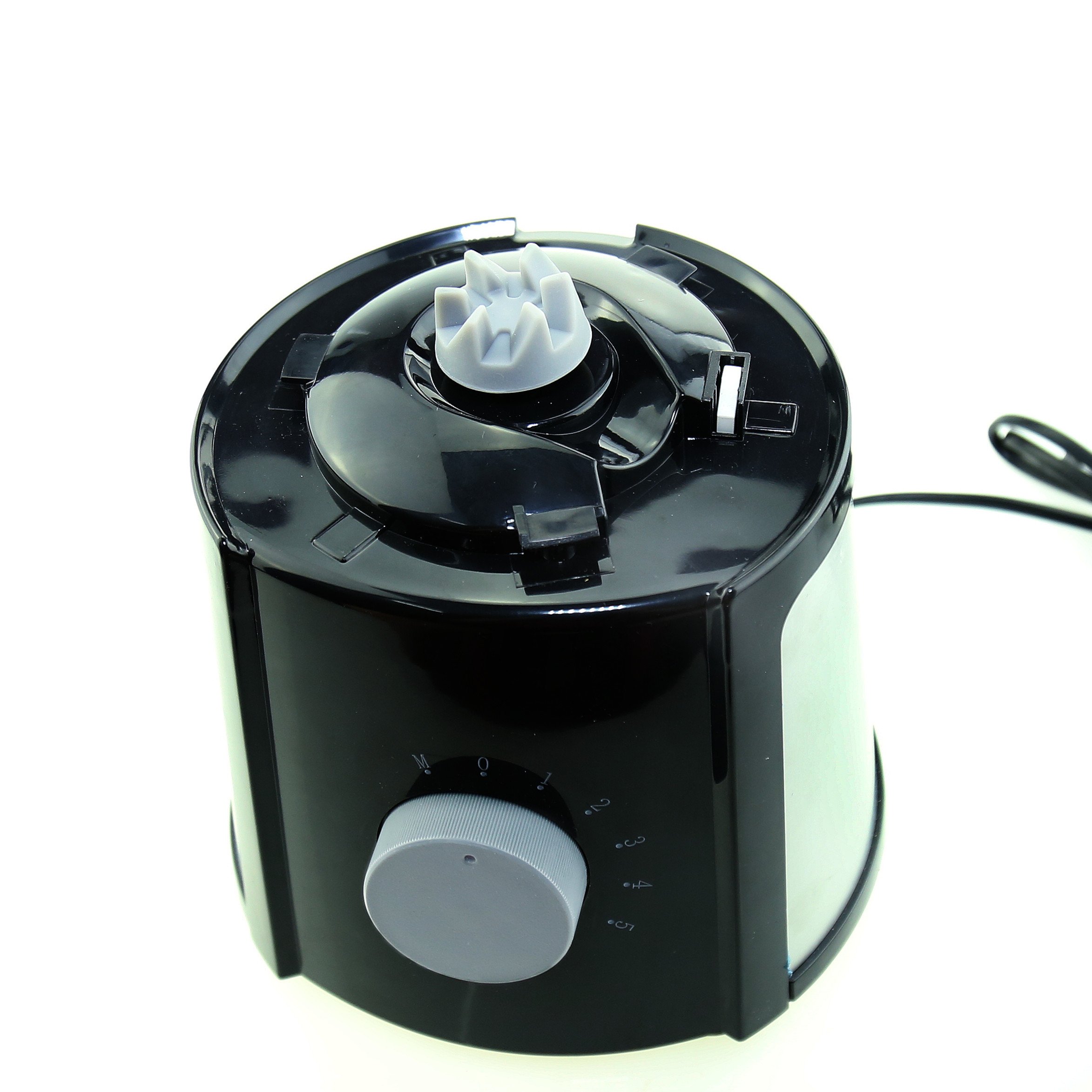 Plastic Body 4 Speeds Electric Blender with Metal Small Grinder