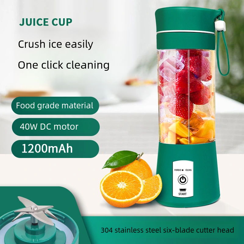 2023 New Personal Wireless Rechargeable Fresh Fruits Mixer Smoothie Bottle Mini Fast Juice Juicer Portable Blender