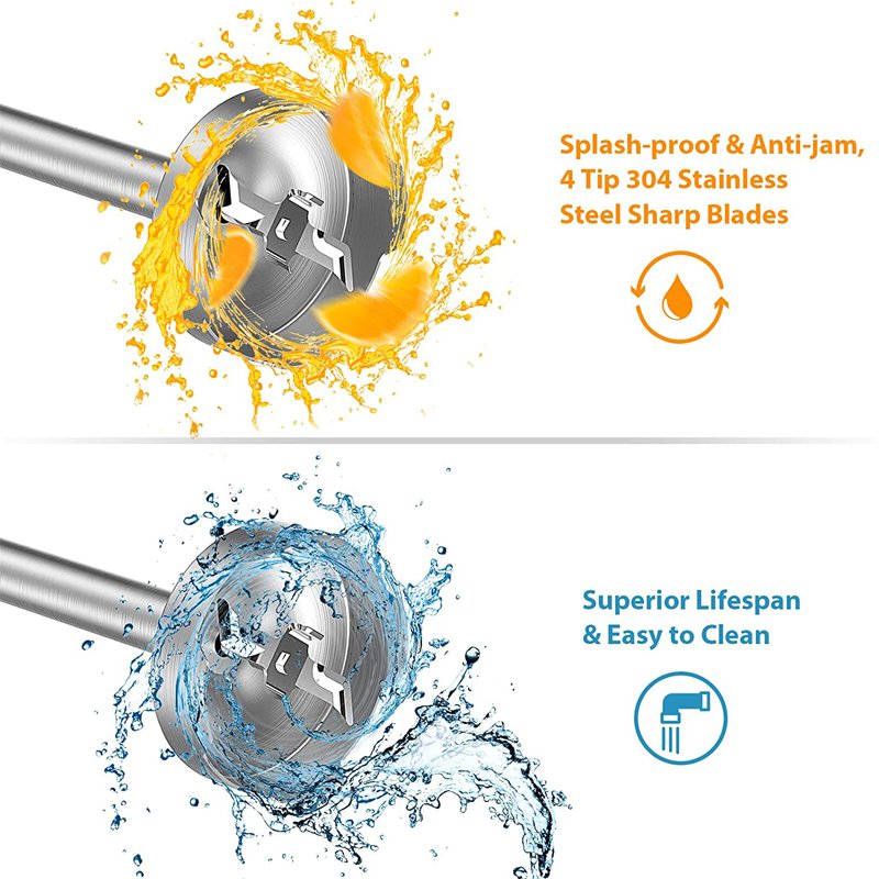 1200W BPA-Free Powerful DC motor Appliances Kitchen Electric Hand Stick Immersion Blender
