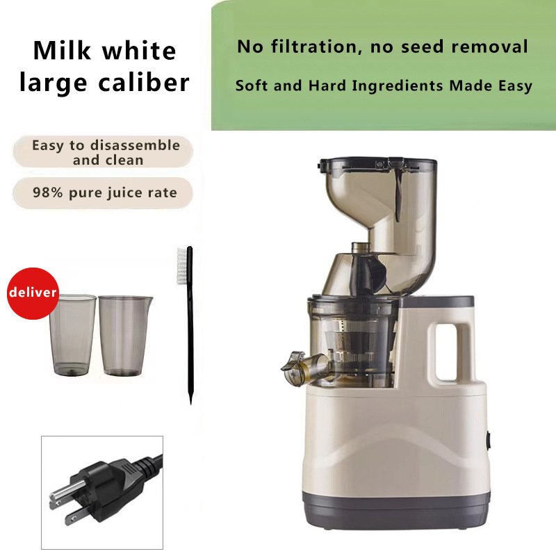 Orange Blender Carrot Extractor Machine Cold Press Professional Commercial 150W Slow Juicer