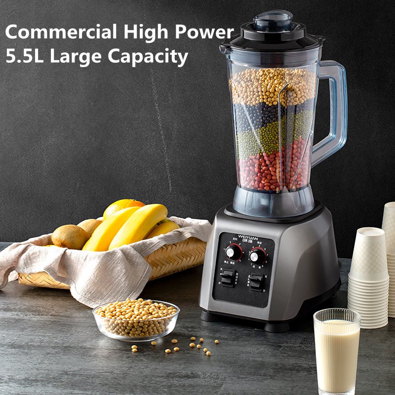 Big capacity 5L high performance heavy duty commercial licuadora portatil juicer mixer grinder soybean blender