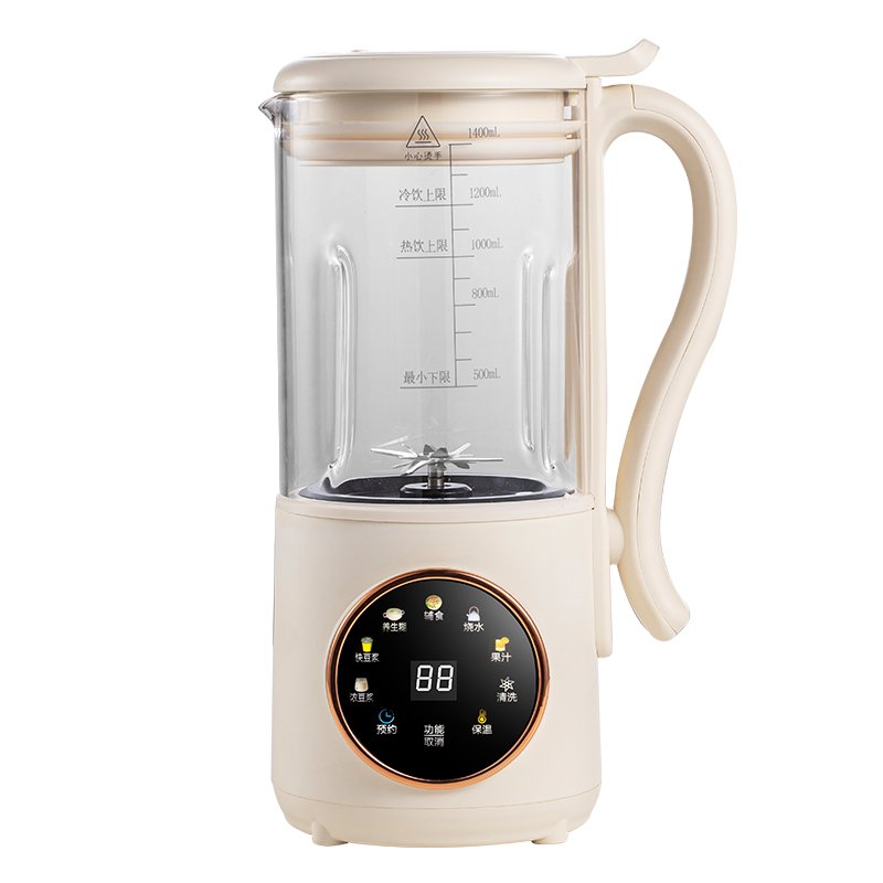 New silent design electric soup maker multifunction blender cooker smoothie mixer blender