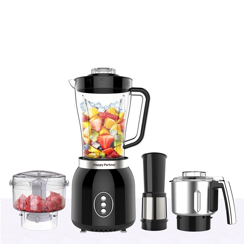 Happy Partner Multifunctional 4 in 1 Blender Professional Heavy Duty Commercial Mixer Smoothie Juicer Food Blender