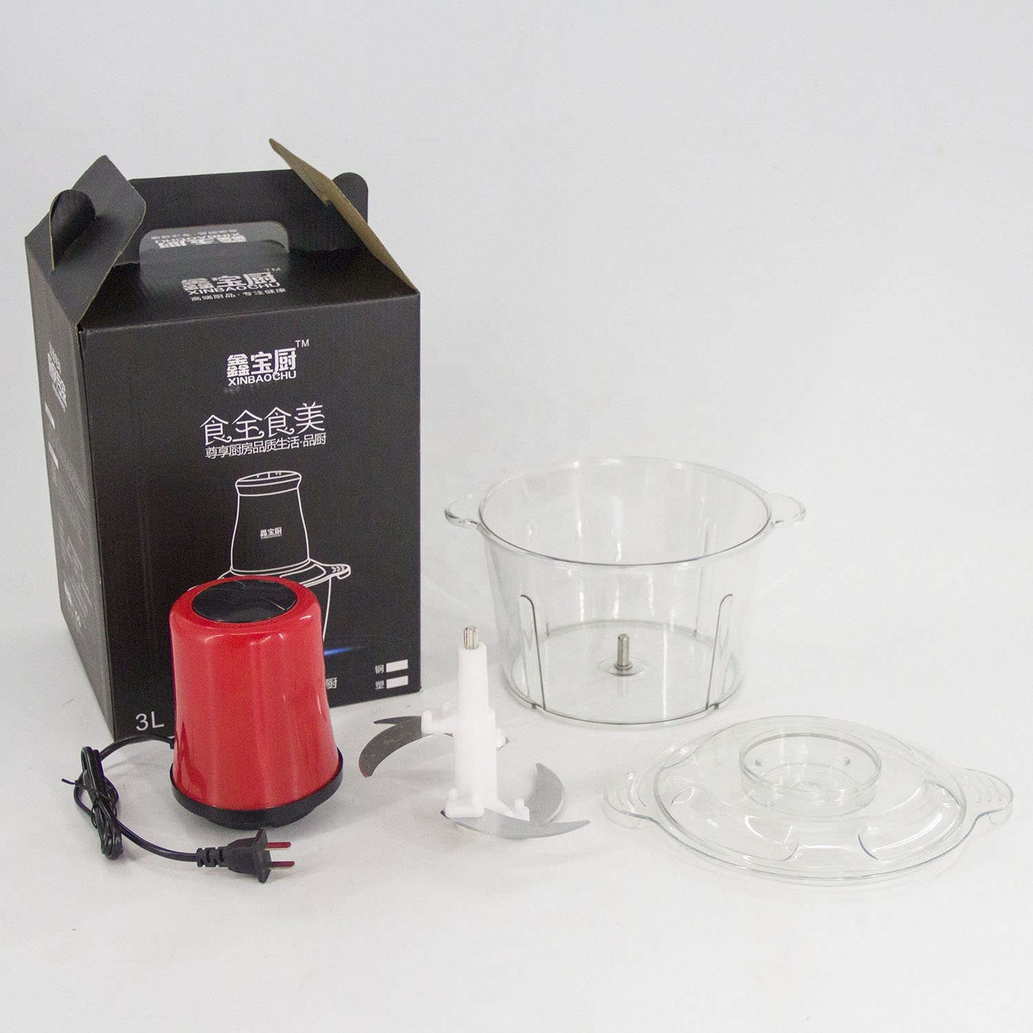 3L Chopper Electric chop chopper Stainless Steel Vegetable Fruit Meat Cutter Blender Food Processor meat grinder