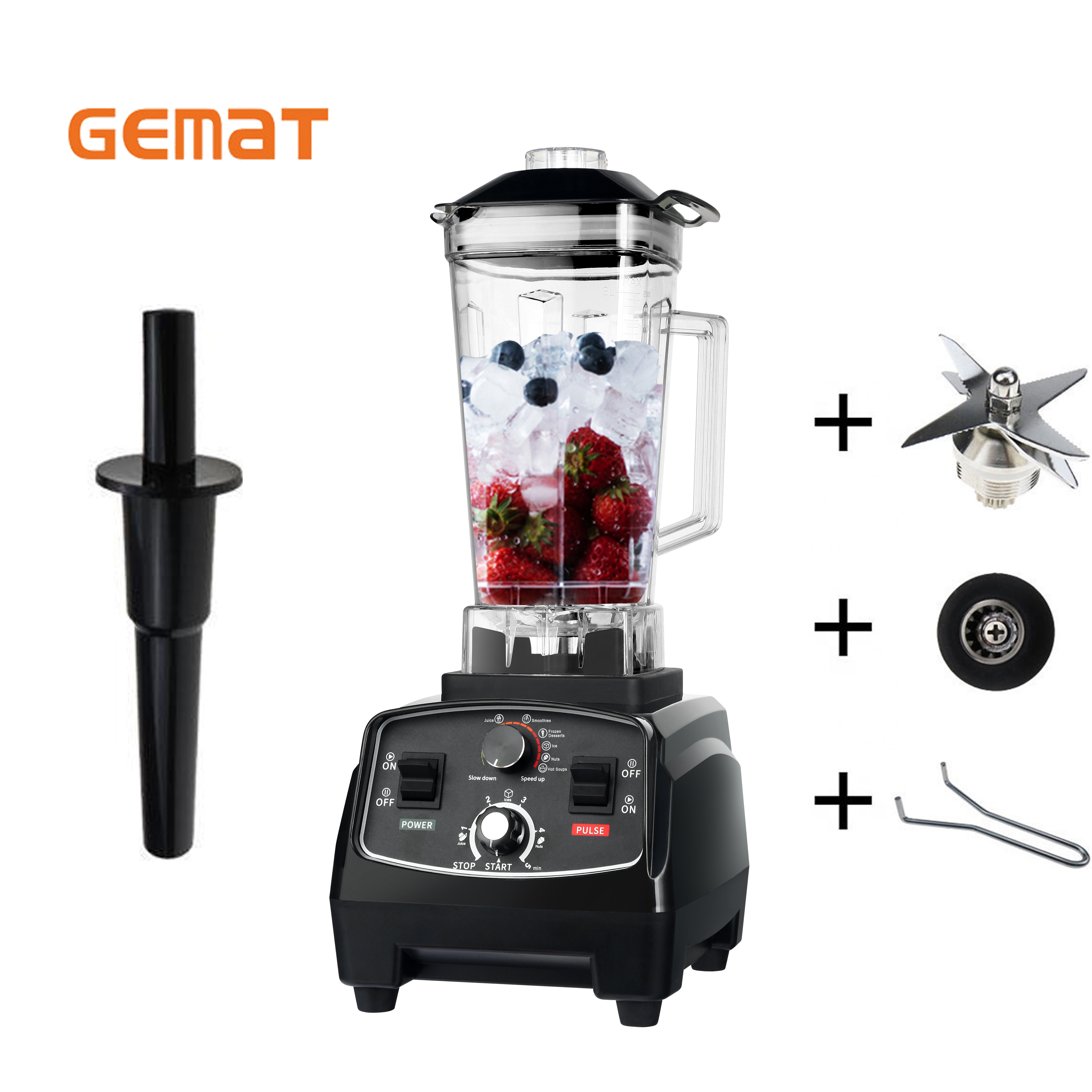 chinese supplier blender buchimix heavy duty blender juicer 2200w high speed fruit smoothie blender liquidificador 110 v