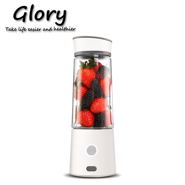 Wireless 7.4V high power customized color USB portable mini size blender sport juicer 6 blades smoothie maker portable blender