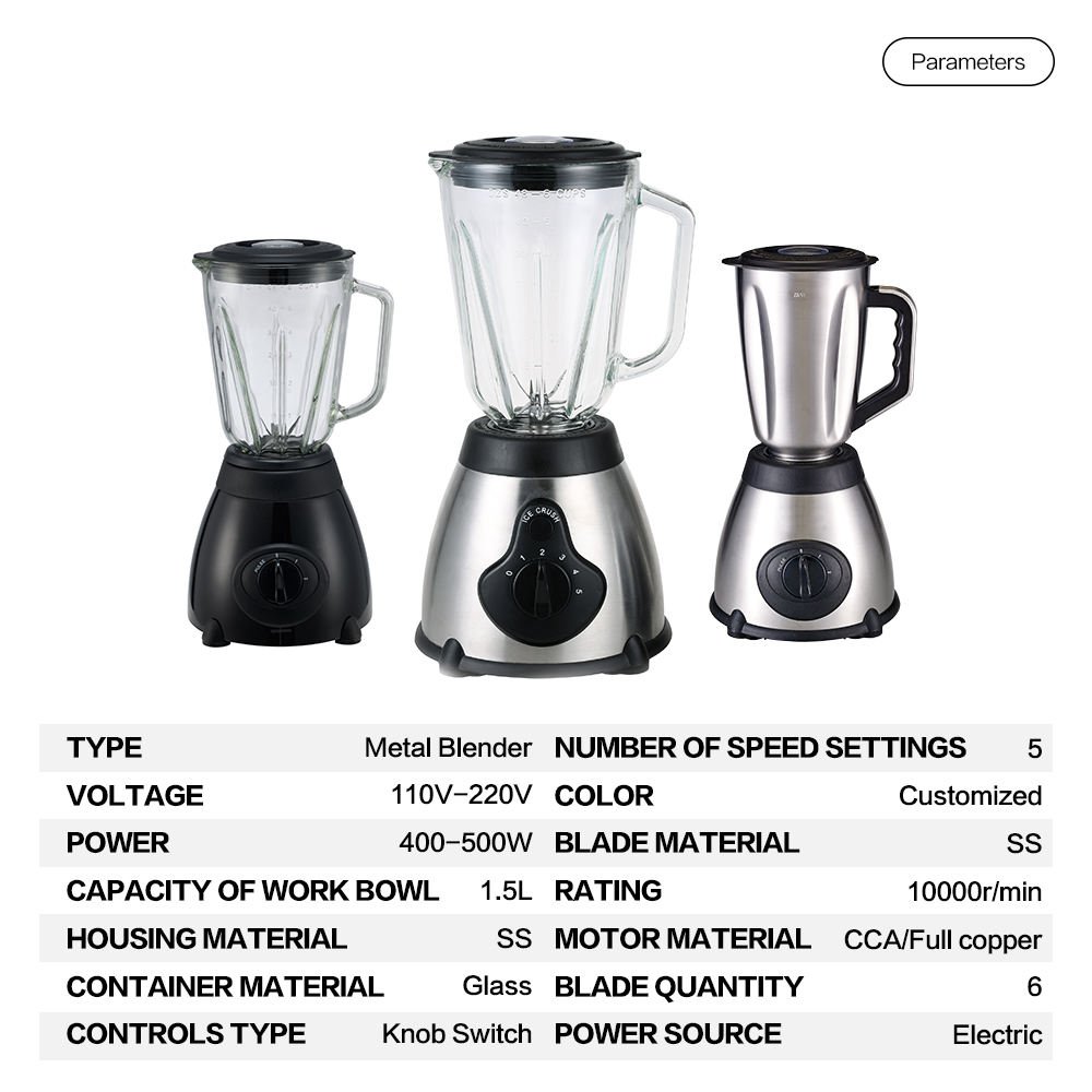 comercial juice blender food processor kitchen hand blender portable smoothie blender
