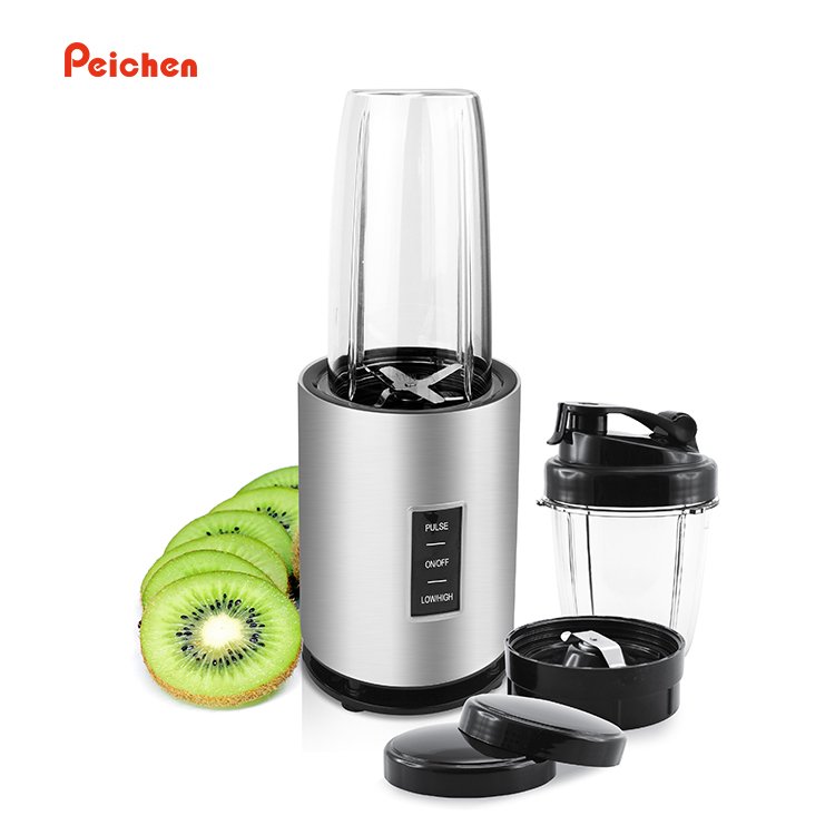 Crest Commercial Electric Kitchen Nutri Blender Dish-washer Safe 1.25L Durable Smoothie Blender Stainless Steel Wholesale Silver
