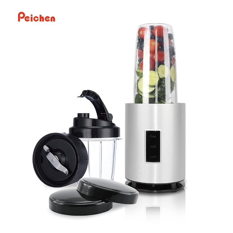 Crest Commercial Electric Kitchen Nutri Blender Dish-washer Safe 1.25L Durable Smoothie Blender Stainless Steel Wholesale Silver