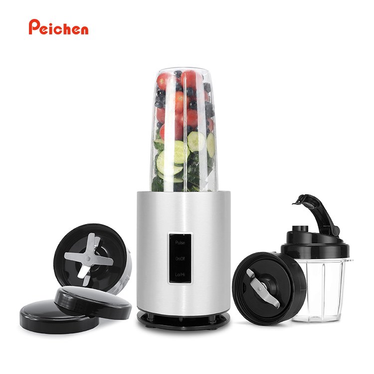 Crest Commercial Electric Kitchen Nutri Blender Dish-washer Safe 1.25L Durable Smoothie Blender Stainless Steel Wholesale Silver