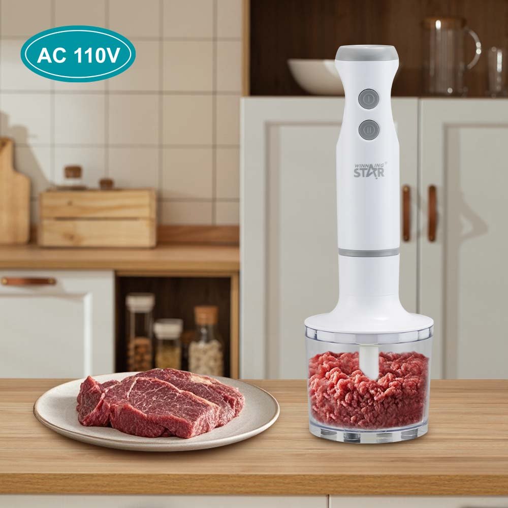 WINNING STAR ST-2281 AC110V New Arrival 4 in 1 Blender Food Chopper Household Hand Mixer Multi-function Electric Hand Blender